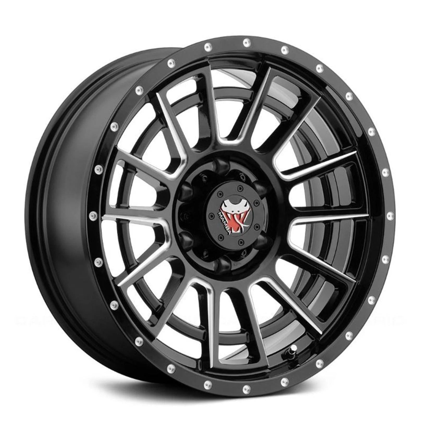 Mamba M22 Satin Black Machined - 20 Inch - 6x139.7 Satin Black Machined