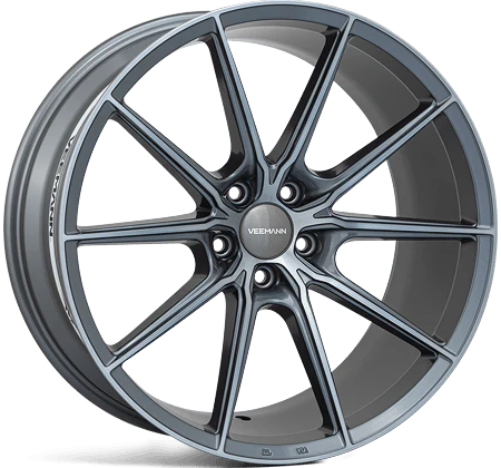 Veeman V-FS48 - 20 Inch - 5x120 Graphite Smoke Machined