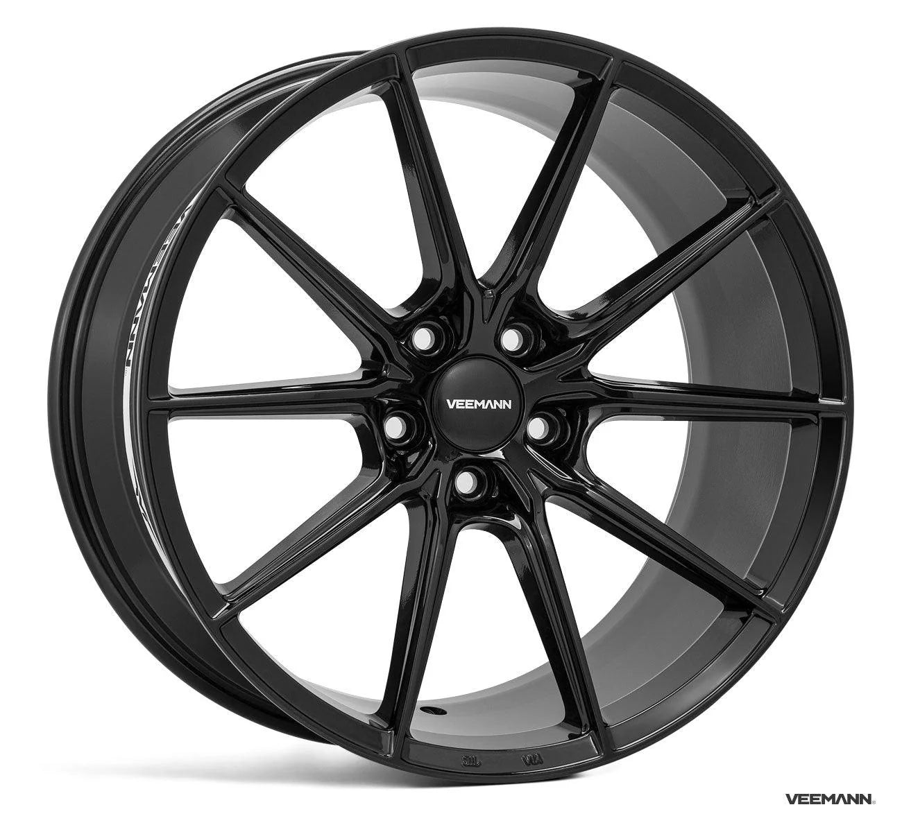 Veeman V-FS48 20" Staggered Set of 4 5x112 Gloss Black