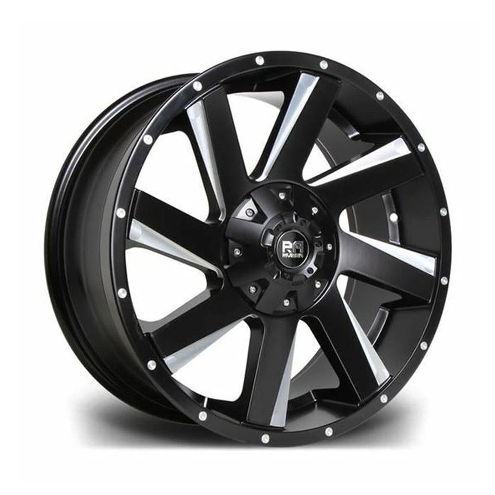 Riviera Xtreme Rx100 Black Polished - 20 Inch - 6x114.3 Satin Black Machined