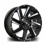 Riviera Xtreme Rx100 Black Polished - 20 Inch - 6x114.3 Satin Black Machined