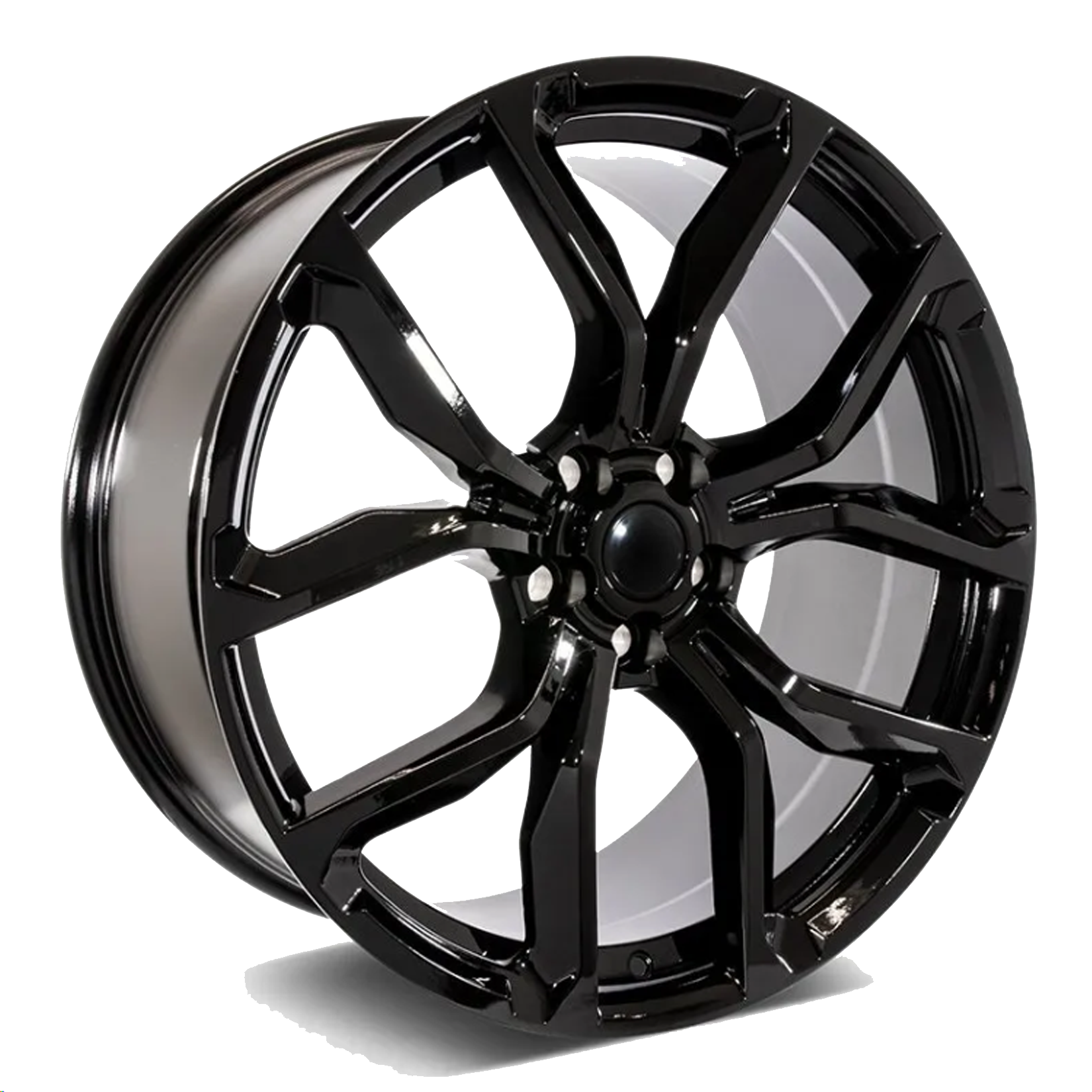 Svr Style Split Spoke Satin Black - 22 Inch -5x120