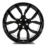 Svr Style Split Spoke Satin Black - 22 Inch -5x120 Gloss Black