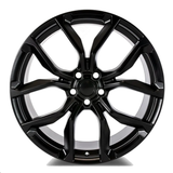 Svr Style Split Spoke Satin Black - 22 Inch -5x120 Satin Black